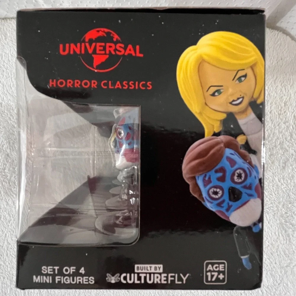 CultureFLY Horror Set of 4 Minis Figures Michael Myers Chucky Tiffany John Nada